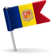 Moldova pin icon flag Vector illustration