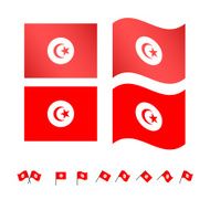 Tunisia Flags