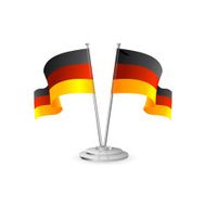 Germany vector table flag isolated
