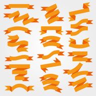 orange ribbons
