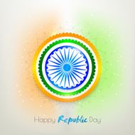 Sticker or label for Indian Republic Day