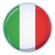Italy flag button N2