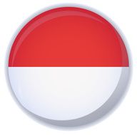 Indonesian Flag button