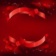 08 Banner hearts background