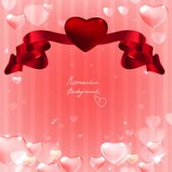 07 Banner hearts background