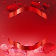 Banner hearts background N5