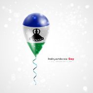 Flag of Lesotho on balloon N2