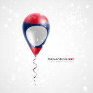 Flag of Laos on balloon N2