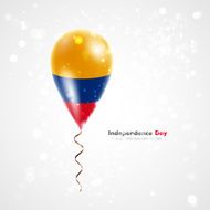 Flag of Colombia on balloon N2
