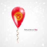 Flag of Kyrgyzstan on balloon N2