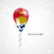 Flag of Kiribati on balloon N2