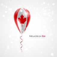 Flag of Canada on balloon N2