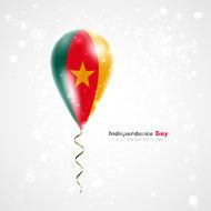 Flag of Cameroon on balloon N2