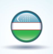 Flag of Uzbekistan vector illustration N7