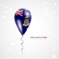 Flag of the Cayman Islands on balloon N2