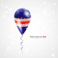 Flag of Cape Verde on balloon N2