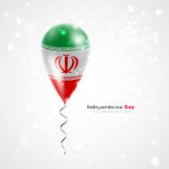 Flag of Iran on balloon N2