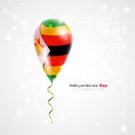 Flag of Zimbabwe on balloon N2