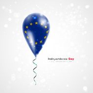 European Union flag on balloon N3