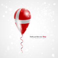 Flag of Denmark on balloon N2