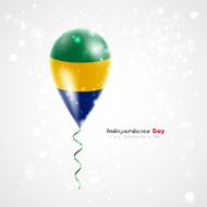 Flag of Gabon on balloon N2