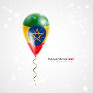 Flag of Ethiopia on balloon N2