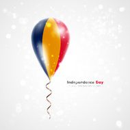 Flag of Chad on balloon N2
