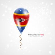 Flag of Swaziland on balloon N2