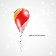 Flag of Seychelles on balloon N2