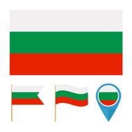 Bulgaria country flag vector