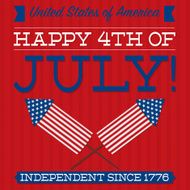 Independence Day card in vector format N2