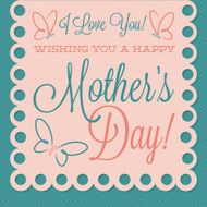 Papel picado Mother's Day card in vector format N3