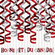 &#039;Happy Canada Day&#039; sticker card in vector format N15