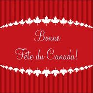 Happy Canada Day card in vector format N25