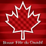Happy Canada Day card in vector format N27