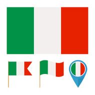 Italy country flag vector