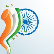 Creative Indian background for Republic Day celebration