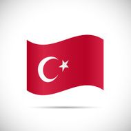 Turkey Flag Illustration N2