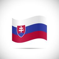 Slovakia Flag Illustration N2
