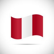Peru Flag Illustration N2