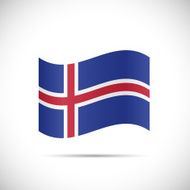 Iceland Flag Illustration N2