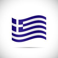 Greece Flag Illustration
