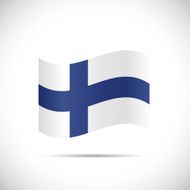 Finland Flag Illustration