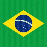 Grunge Brazil Flag