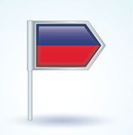 Flag of Haiti vector illustration N2