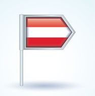 flag of Austria vector illustration N3