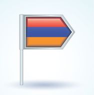 Flag of Armenia vector illustration N2