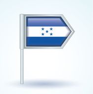 Flag Of Honduras Vector Illustration N3