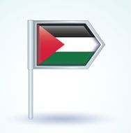 Flag of Palestine vector illustration N2