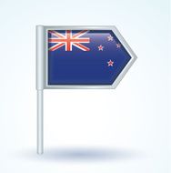 Flag of New Zealand vector illustration N2
